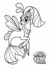 Princess Pony Little Dress Skystar Coloring Pages Color sketch template