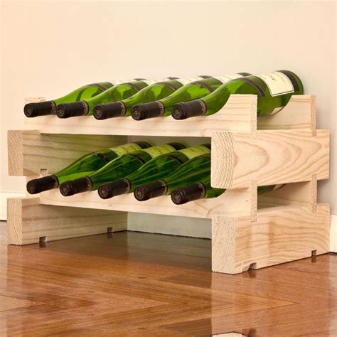 modularack wooden wine rack  bottle natural pine winewarecouk