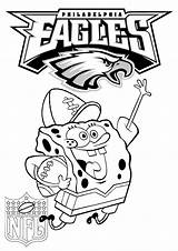 Coloring Eagles Pages Philadelphia Nfl Printable Football Kids Spongebob Sheets Logo Print Minnie Mouse Top Color Online Search Patrick California sketch template
