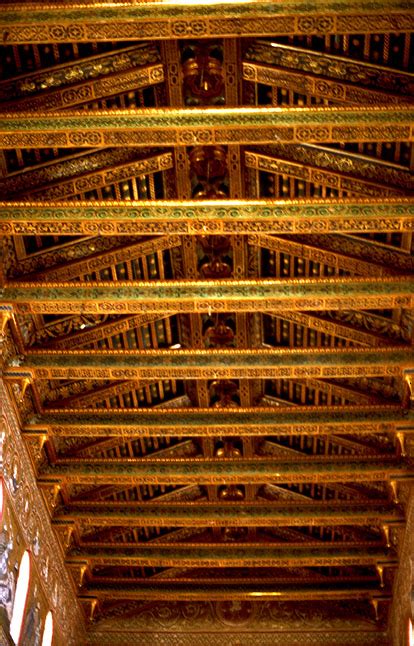 kathedrale von monreale dachgebaelk foto bild europe italy