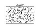 Coloring Parrot Template Books Poster Book Templates Kids sketch template