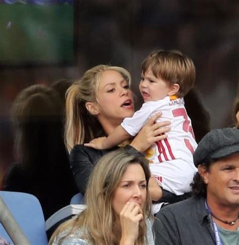 Shakira And Sons Cheer On Her Partner Football Star