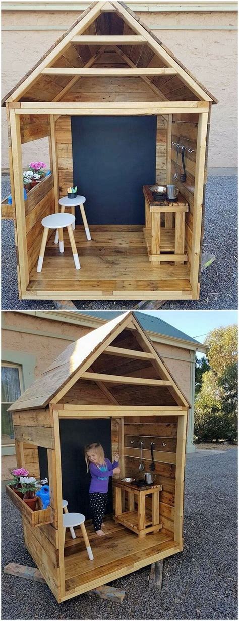 pinterest play houses pallet playhouse pallet outdoor