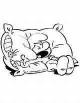 Smurf Coloring Book Sleeping Sleepy Names Pages Clipart Pillow Popular Library sketch template