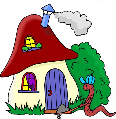 picture  cartoon house clipart