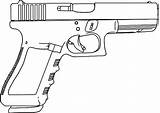Glock Template Browning sketch template