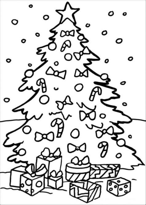 big christmas tree coloring pages coloring home