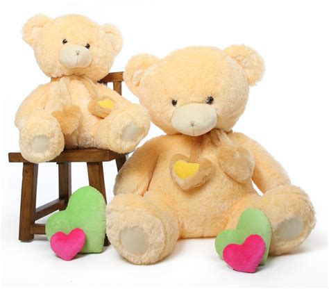 sweet hugs  cream large stuffed love teddy bear giant teddy bear
