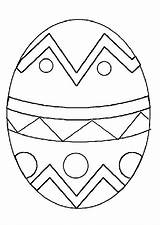 Easter Coloring Pages Egg Paasei Pasen Knutselideeën Uploaded User sketch template