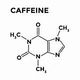 Caffeine Structure Chemical Molecular Formula Background Structural Illustrations Clip Versus Stock Alcohol Different sketch template