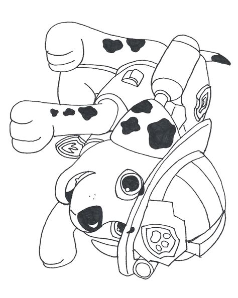 marshall paw patrol coloring pages photo   transparent png logos