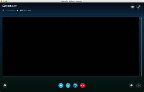 others screen sharing not visible on skype for business microsoft