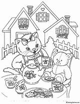 Pages Poezen Katten Colorat Coloriage Pisici Gatti Katze Animale P84 Chatte Peluche Desene Sa Dieren Gatto Sheets Disegno Planse Chats sketch template