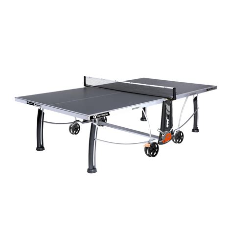 mesa de ping pong  crossover  outdoor gris cornilleau decathlon