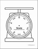 Designlooter Measures Kilogram Weights sketch template