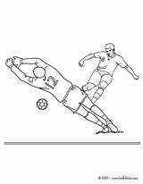 Coloriage Ronaldo Attaquant Penalty Scoring Imprimer Hellokids Penalti Kleurplaat Dibujo Bale Colorir Stade Futbol Voetbal Keeper Marcar Fussball Joueurs Gareth sketch template