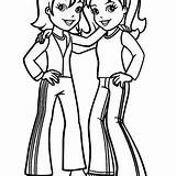 Coloring Pages Friends Two Polly Pocket Print Find Getdrawings Color Getcolorings Back sketch template
