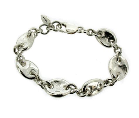 sterling silver link bracelet   bishop jewellery design notonthehighstreetcom