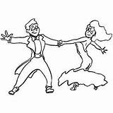 Coloring Pages Dance Dancing Tango 50s Printable Freeprintablecoloringpages Getcolorings 300px 96kb sketch template