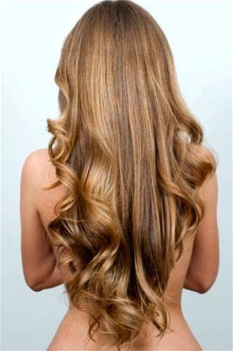 long bronde hair with v shape women hairstyles