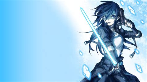 blue anime p wallpapers wallpaper cave
