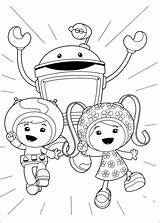 Umizoomi Nickelodeon Colorea sketch template