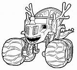 Blaze Coloring Pages Monster Machines Print Getdrawings sketch template