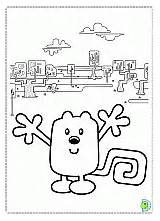 Coloring Wow Wubbzy Dinokids Pages Book sketch template