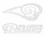 Coloring Logo Pages Printable Football Nfl St Rams Sport Book Texans Houston Cowboys Dallas Louis Explore sketch template