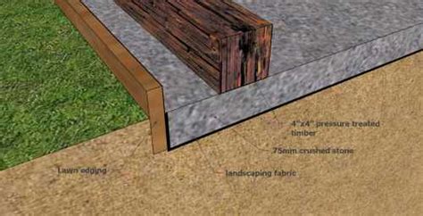 build  simple  economical storage shed foundation