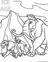 Ice Age Coloring Pages Cartoon sketch template