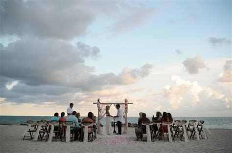 miami beach wedding at sunset wedding bells and seashells