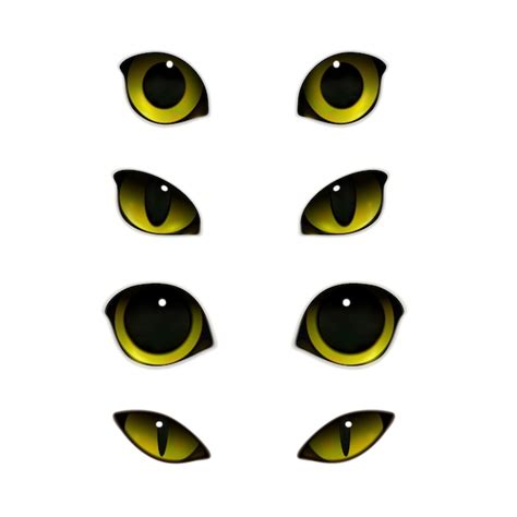 printable cat eyes
