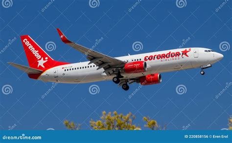 corendon airlines boeing  editorial photo image  airplane boeing