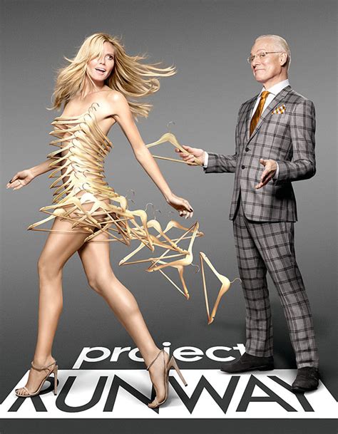 heidi klum poses nude for new ‘project runway ad