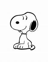 Snoopy sketch template