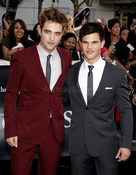 Robert Pattinson And Taylor Lautner Editorial Photo Image Of Talent