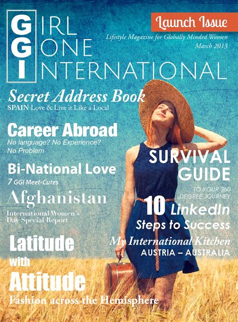 girl gone international magazine march 2013 by anne scott