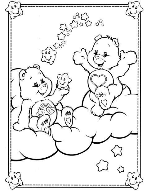 care bears  coloringcolorcom bear coloring pages care bears