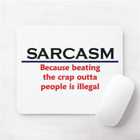 Krw Sarcasm Funny Joke Mouse Pad Zazzle