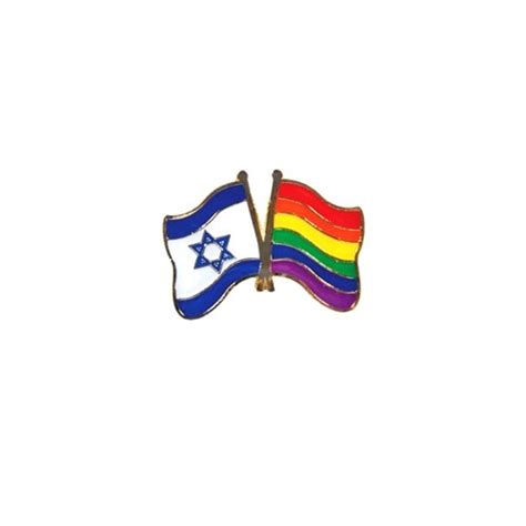 Pin Israeli Rainbow Flag Qx Shop