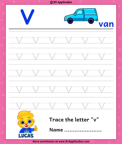 trace lowercase letter  worksheet