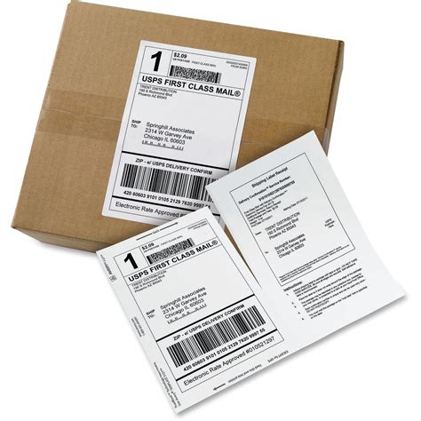 avery shipping labels paper receipts permanent adhesive       labels