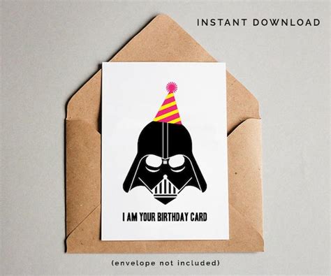 lucrative star wars birthday card printable tristan website