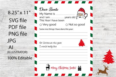 letter  santa claus kids template graphic  italianvintagdesigns