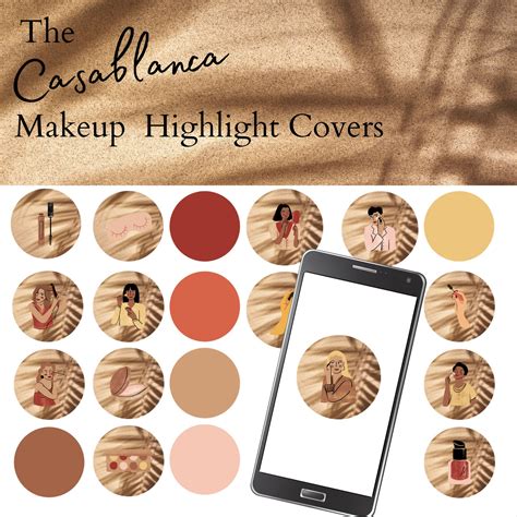 makeup illustration highlight covers etsy