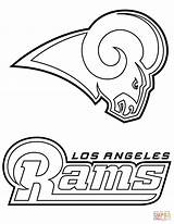 Rams Pages Logos Supercoloring Sheets Laux sketch template