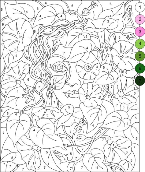 nicoles  coloring pages color  number