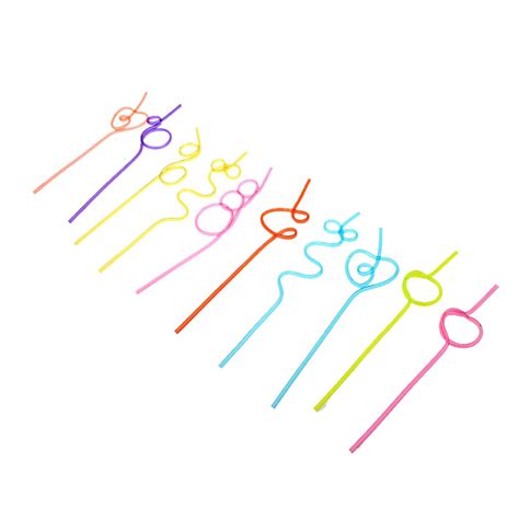 buy 10pcs lot colorful straw crazy curly loop coloured