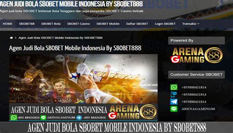 agen judi bola sbobet mobile indonesia sbobet situs judi